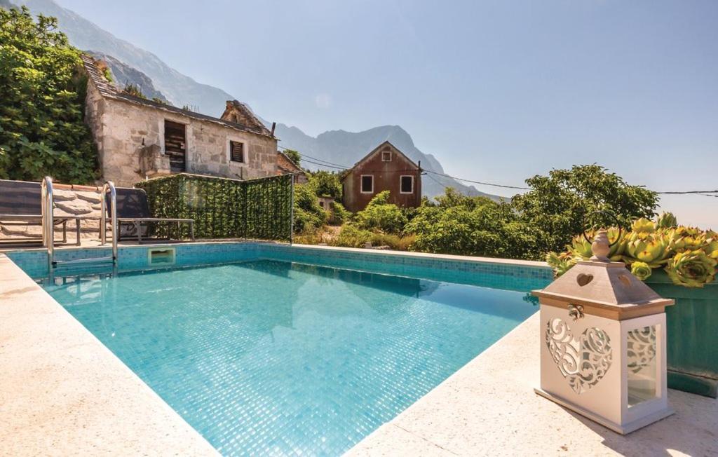 Villa Kristina - Ferienhaus Baska Voda - Topici, Private Outdoor Swimmingpool, Wifi Esterno foto
